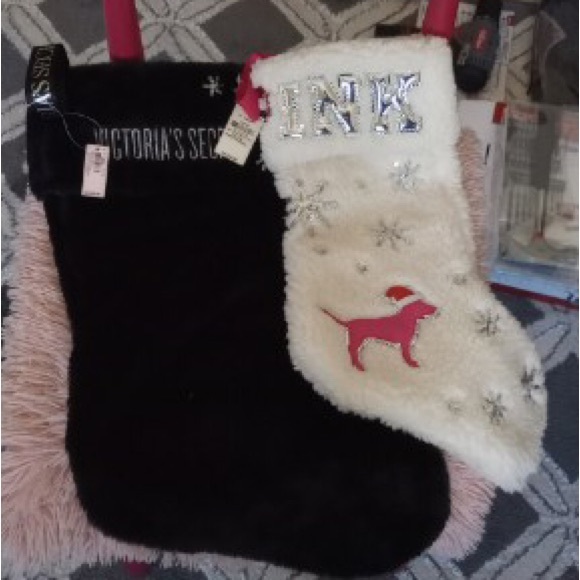 Pink VS Collectable-Stockings. Black or White Please Pick. Contents Not Included - Picture 1 of 10